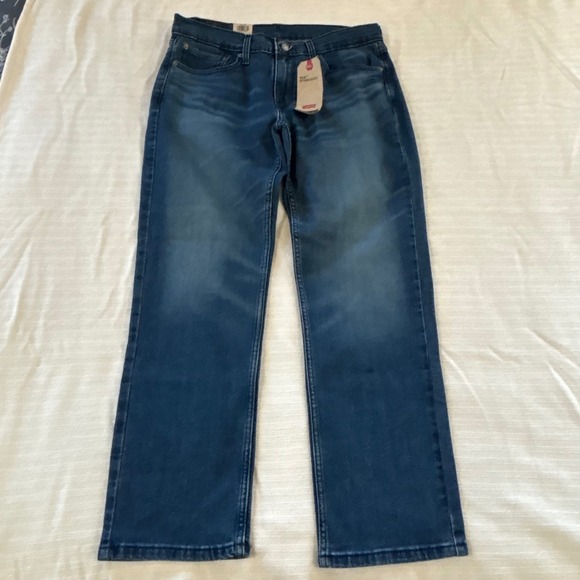 Levi's Other - Levis 514 Straight Fit Mens Jeans 32x30 Dark Wash Stretch Denim New NWT